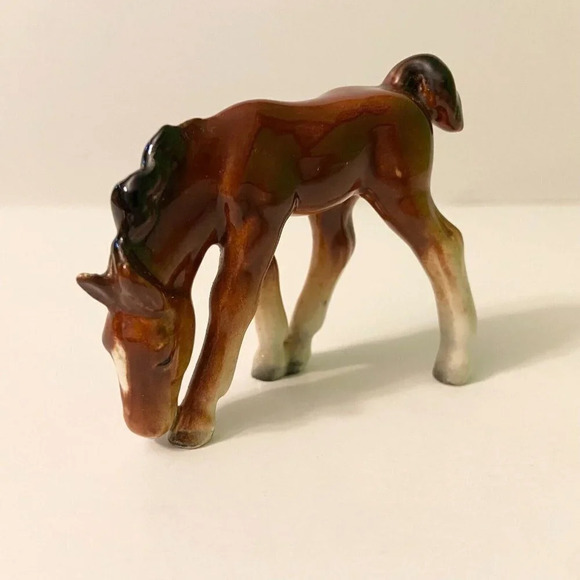 Vintage Small German Horse Figurine 2.5 Inch Long Made in Germany Figure - Picture 5 of 13